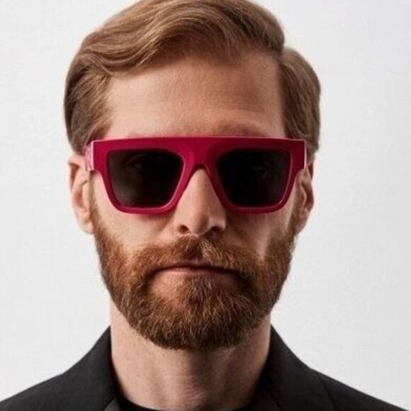 VERSACE VE4430 536787 Fuschia Pink Rectangulat Logo Arm - Picture 2 of 10